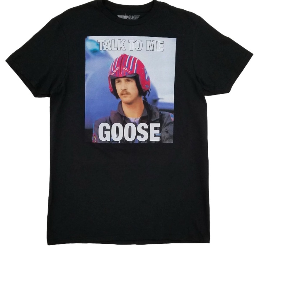 Black Talk To Me Goose t-shirt #TopGun